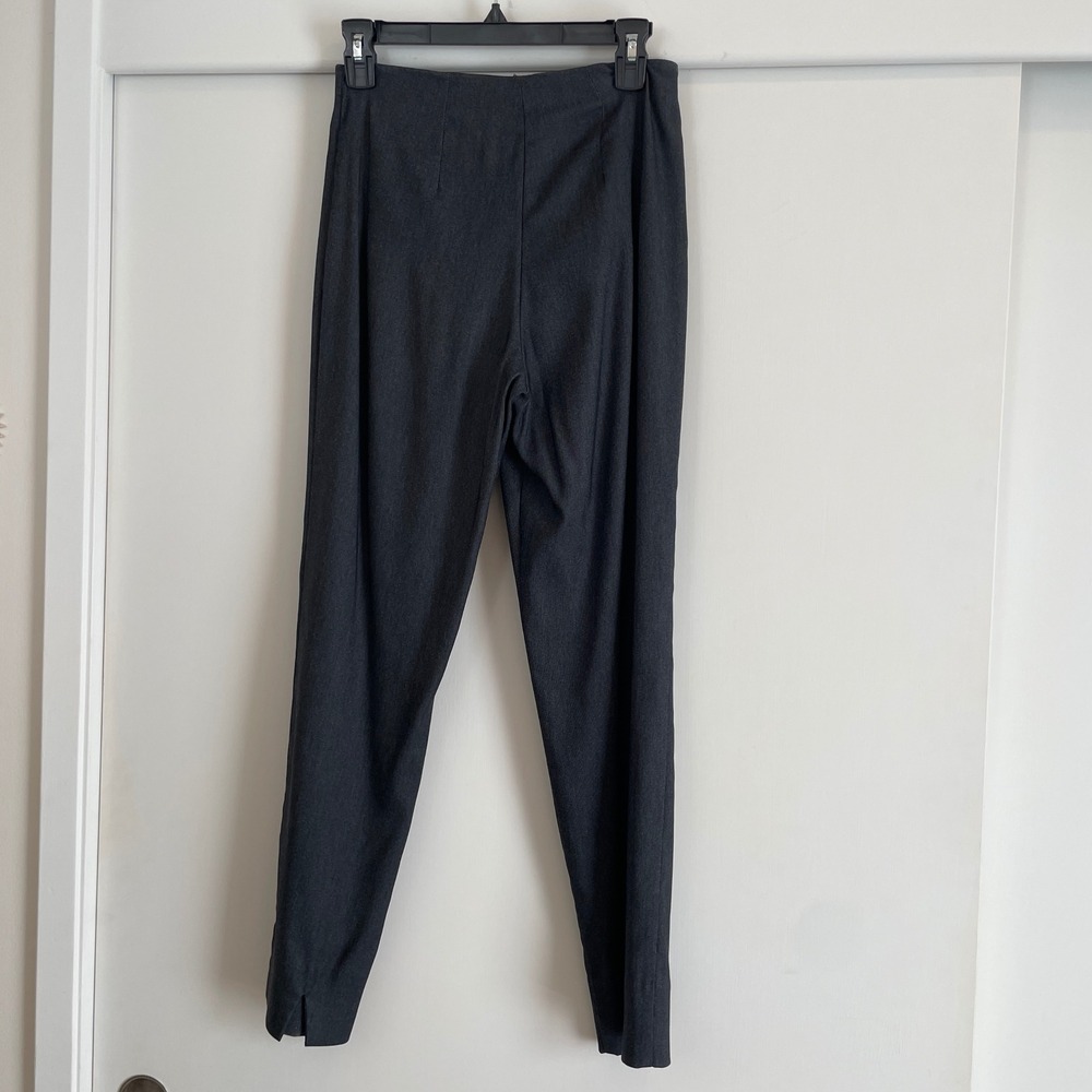 Equestrian Women's Dark Gray Pull On Stretch‎ Pants Size P